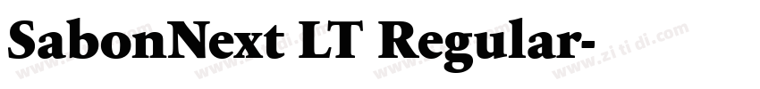 SabonNext LT Regular字体转换